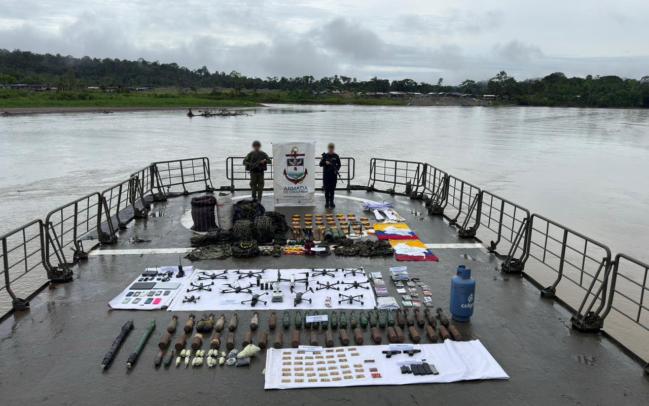 Operación conjunta permite importante incautación de material de guerra en Micay, Cauca