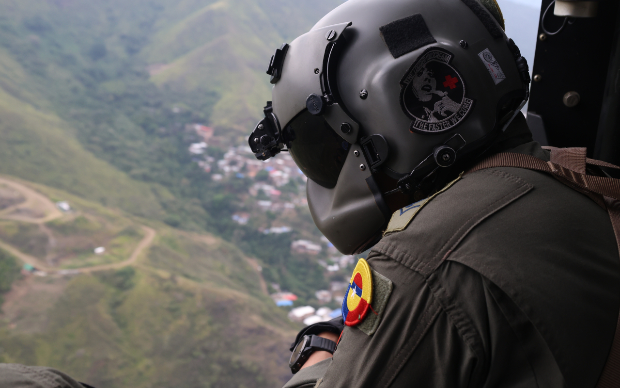 Fuerza Aeroespacial Colombiana fortalece la seguridad electoral en el suroccidente colombiano