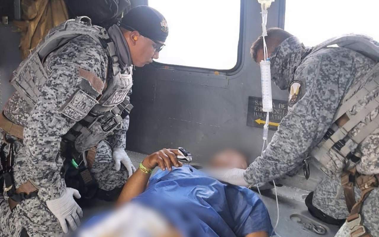 Traslado aeromédico salvó la vida de hombre herido por explosivo en Tibú 