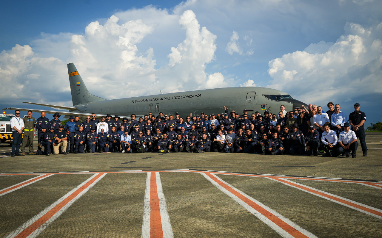 Apoyo aéreo de la FAC fortalece reclasificación de USAR COL-1.