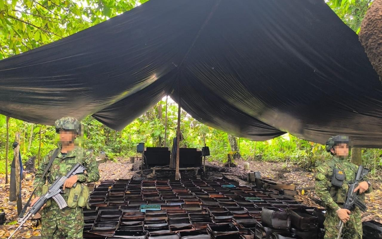 Destruido laboratorio con insumos para el narcotráfico en Puerto Leguízamo, Putumayo