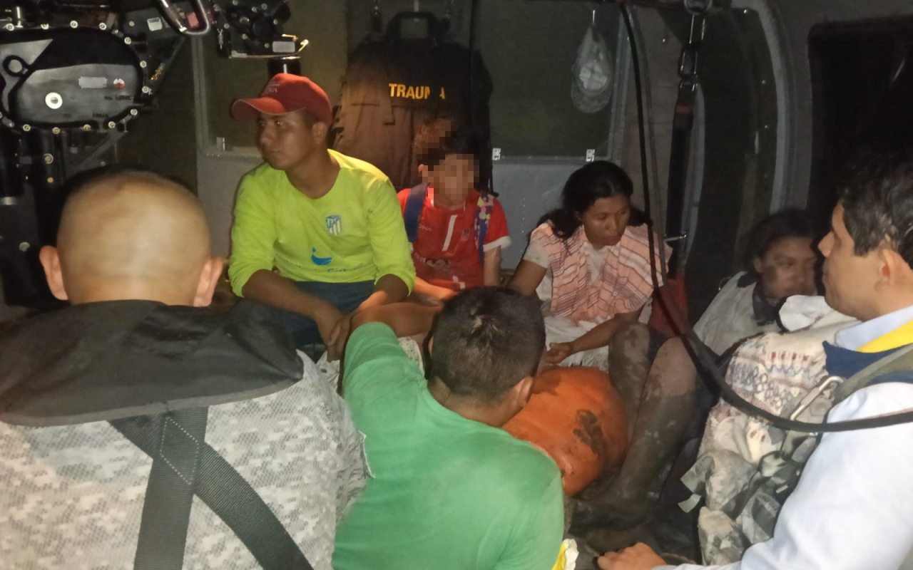 Seis personas fueron rescatadas tras emergencia en zona rural de Hato Corozal 