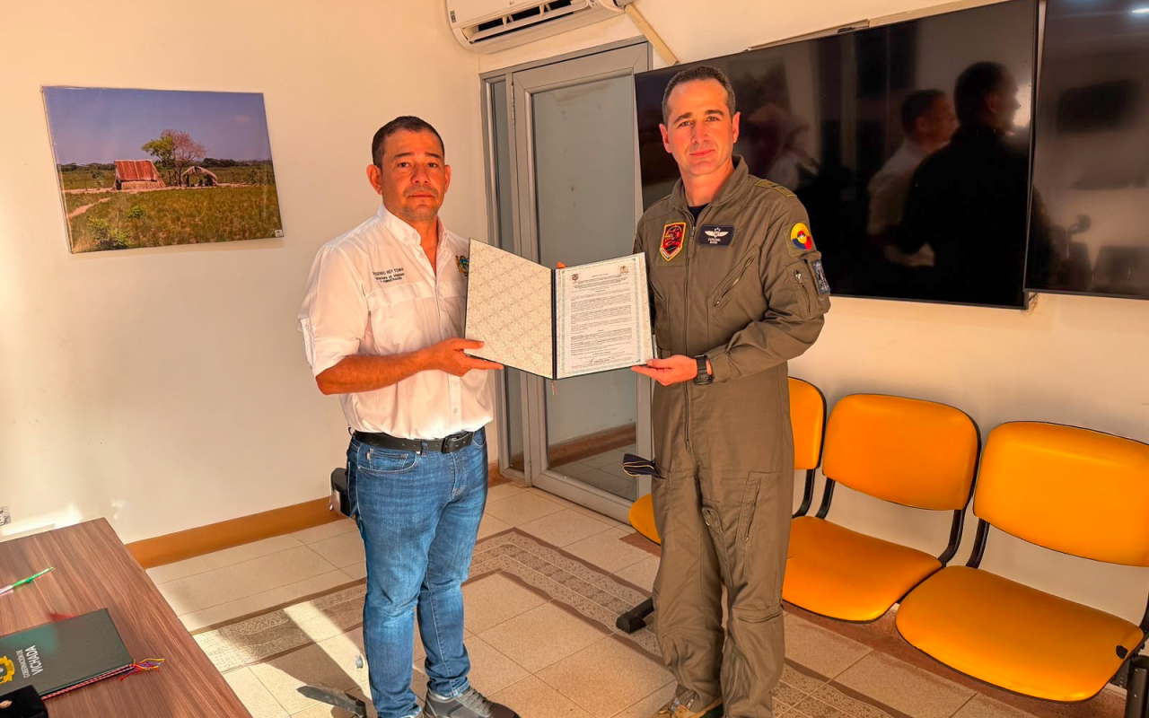 Compromiso del Grupo Aéreo del Oriente fue reconocido por la Gobernación del Vichada