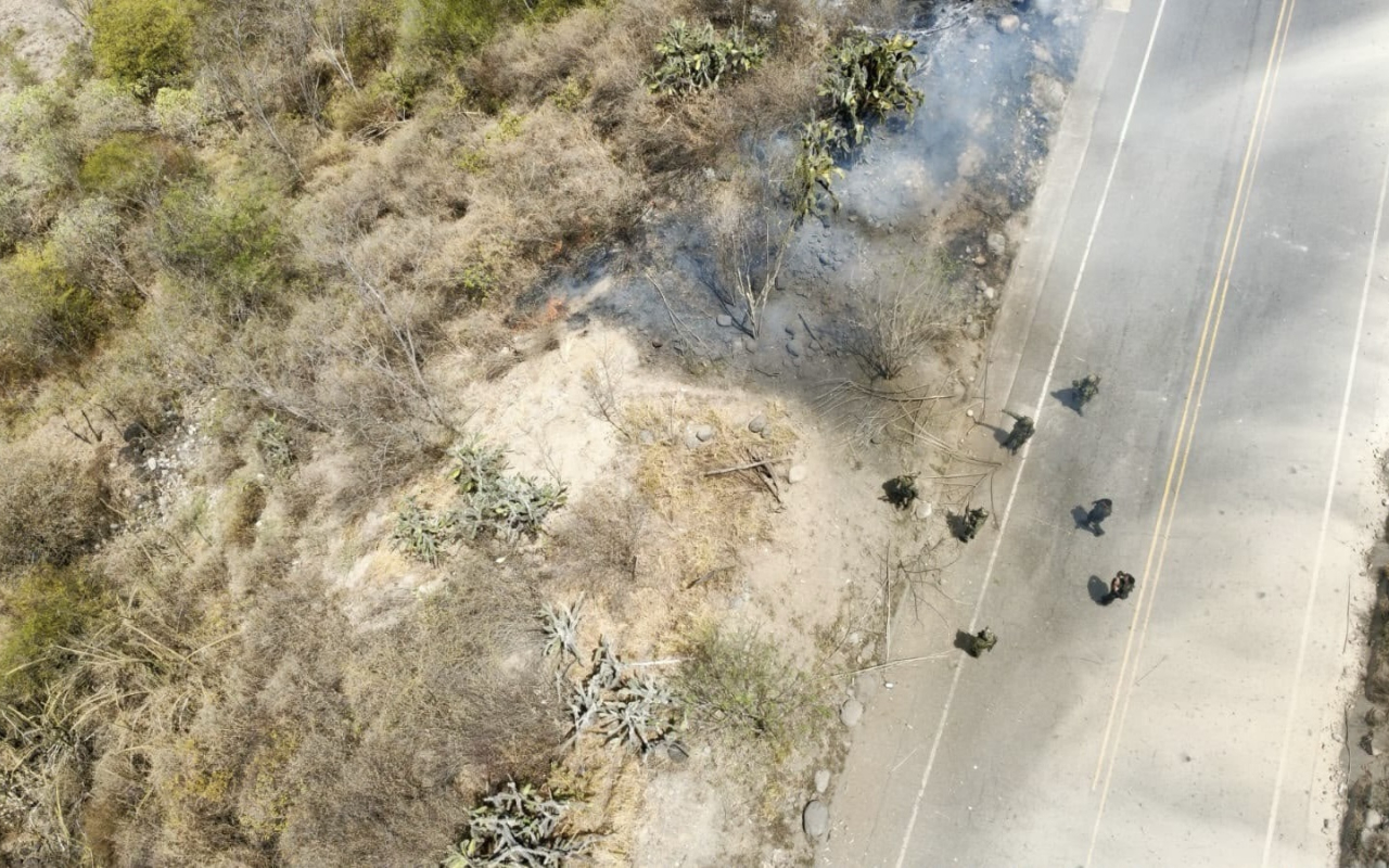 Campo minado fue neutralizado sobre la vía Panamericana entre Cauca y Nariño 
