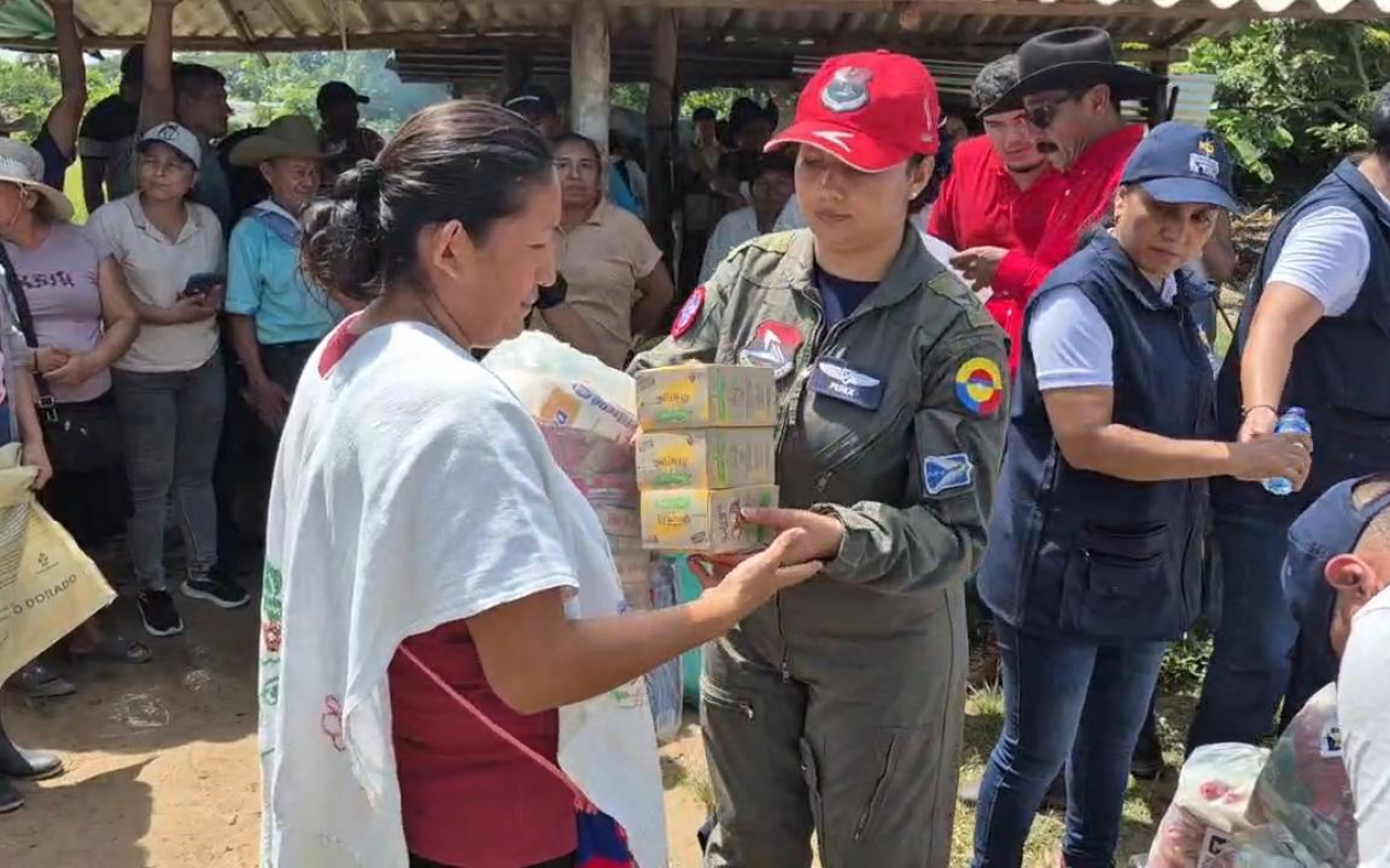 Más de tres toneladas de ayudas entregadas a familias de Pore, Casanare