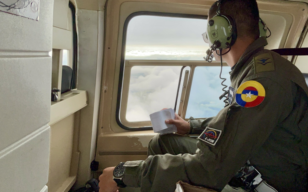 Operaciones aéreas fortalecen la prevención del reclutamiento forzado en el Caquetá