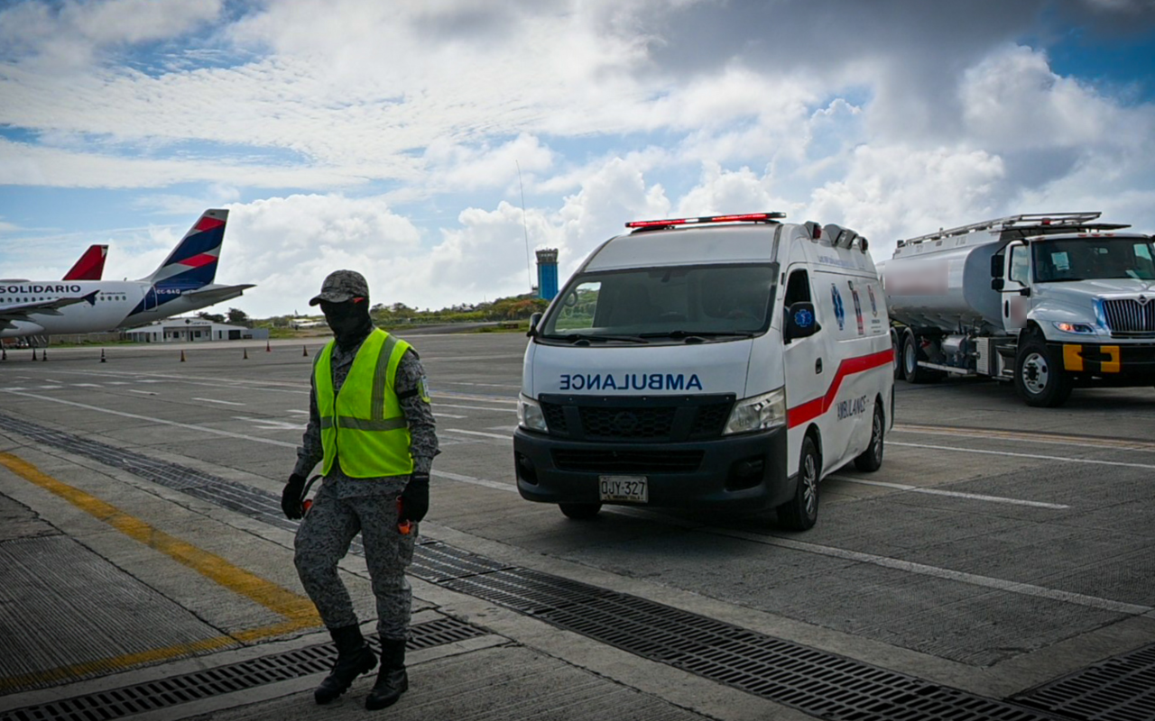 Traslado aeromédico desde Providencia facilitó atención prioritaria para adulto en San Andrés