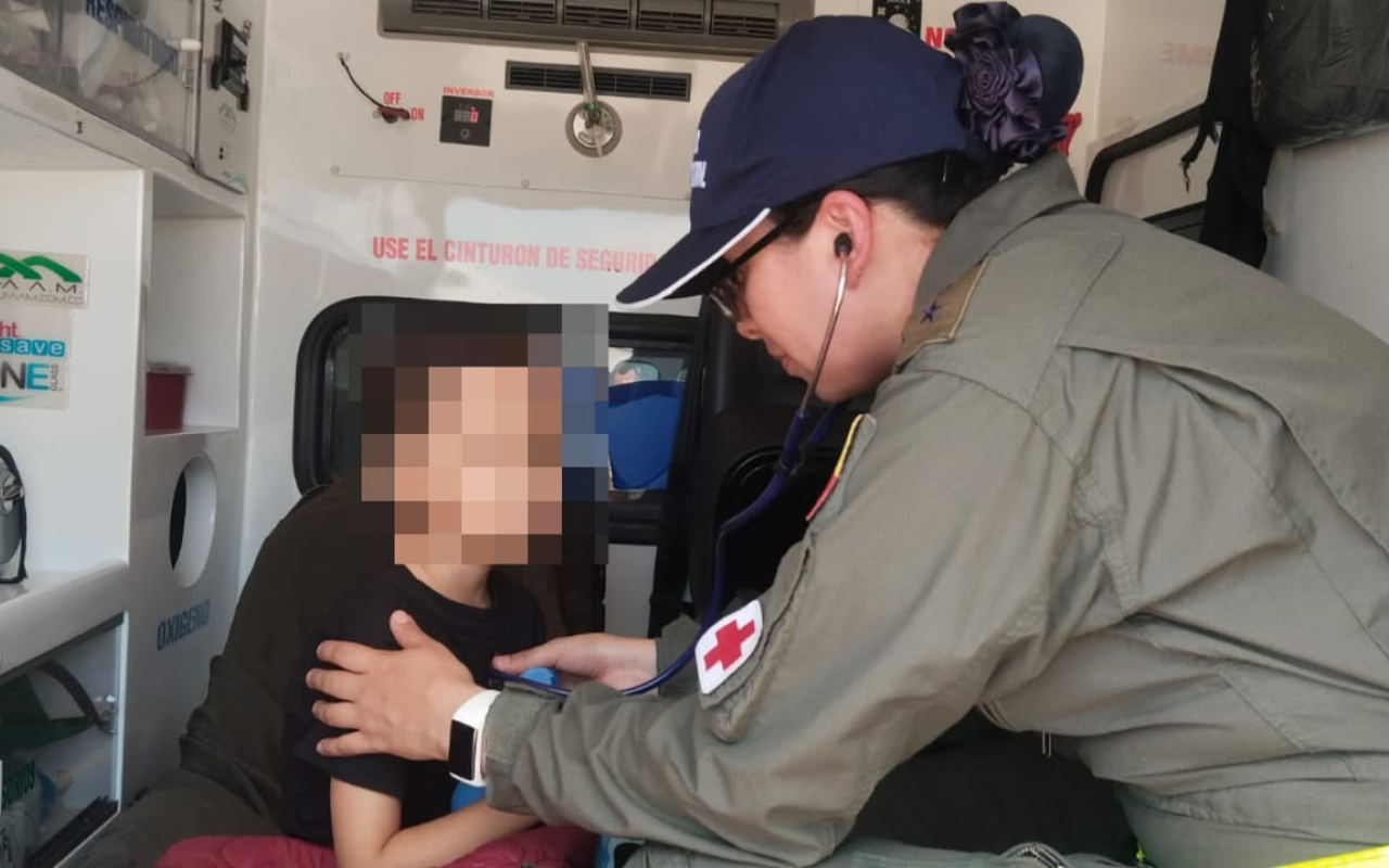Misión aérea contribuyó a garantizar atención especializada para un menor