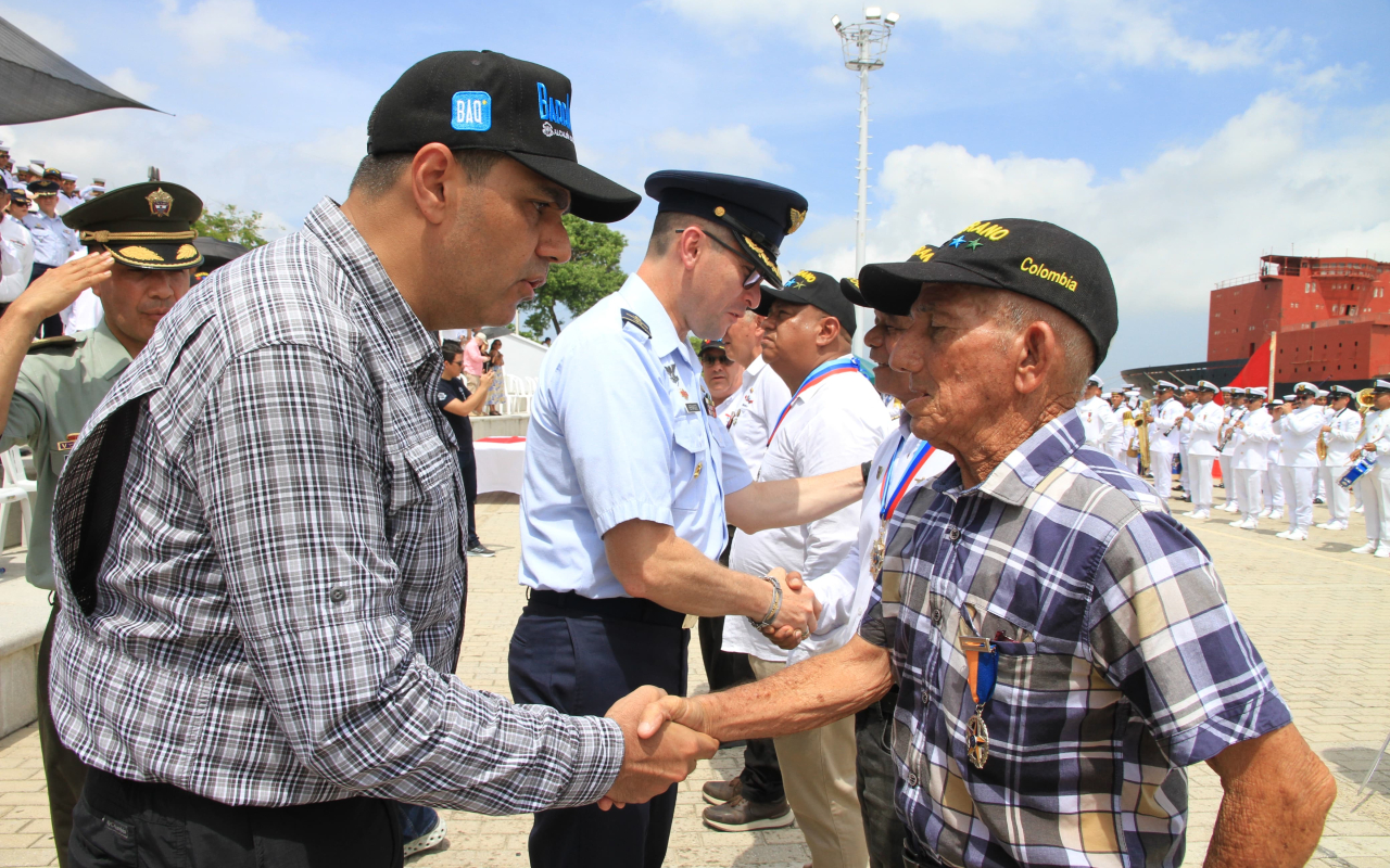 Barranquilla conmemoró el día del veterano