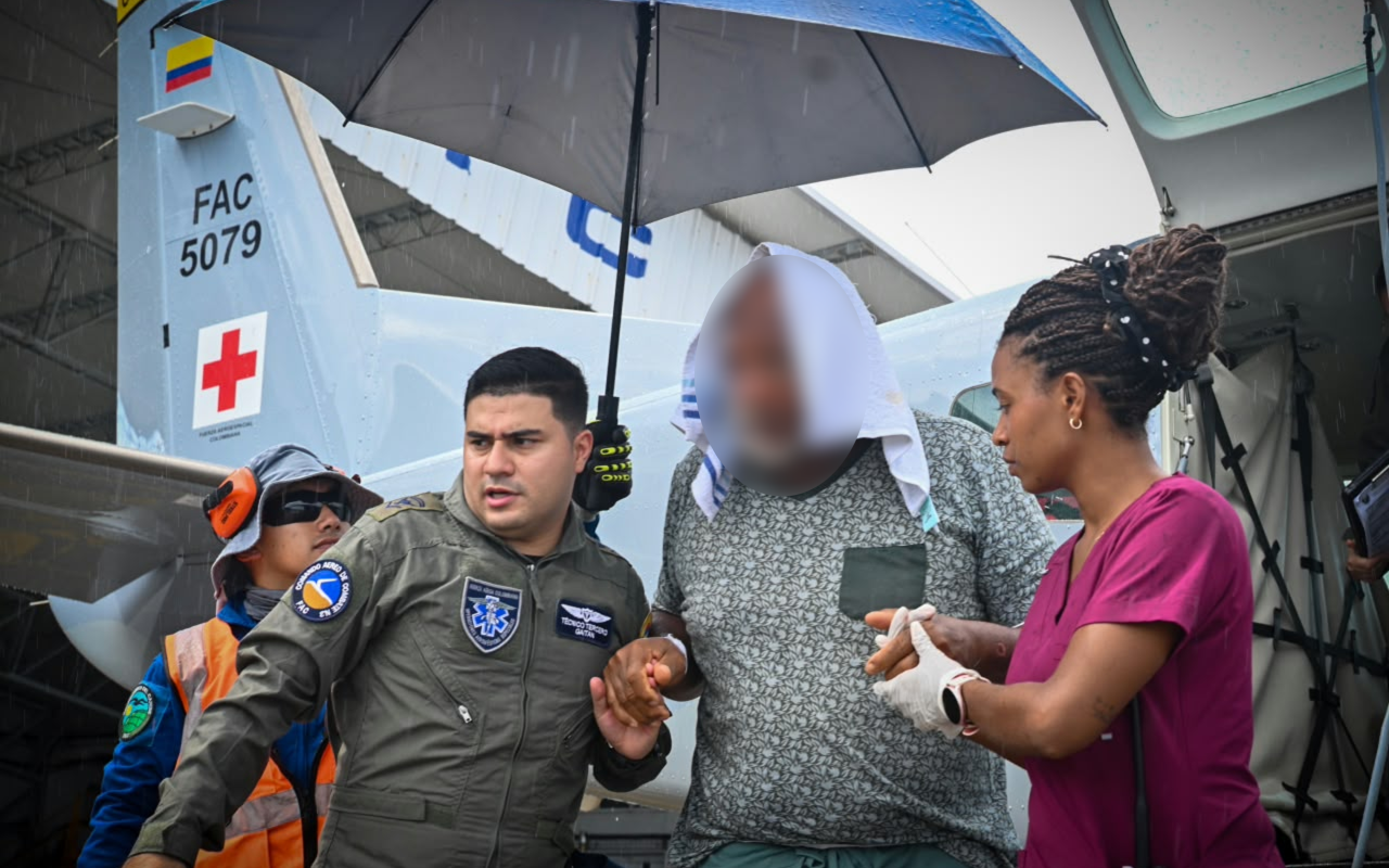 Paciente accidentado en Providencia fue trasladado por vía aérea a San Andrés