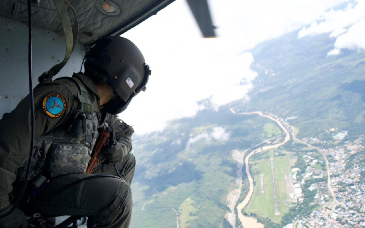Helicópteros acompañan la movilidad durante el puente festivo en Tolima, Huila y Cundinamarca