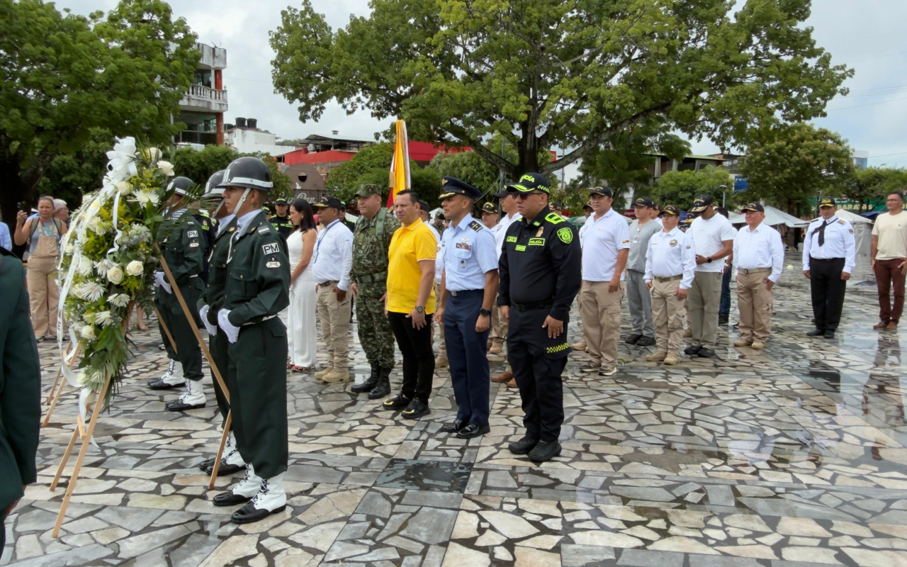 En Melgar se rindió homenaje a los veteranos de la Fuerza Pública