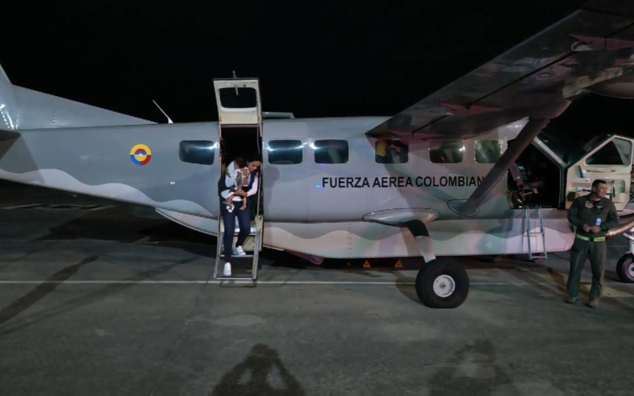 En aeronave C-208 Caravan fue trasladada menor indígena hasta Yopal, Casanare.