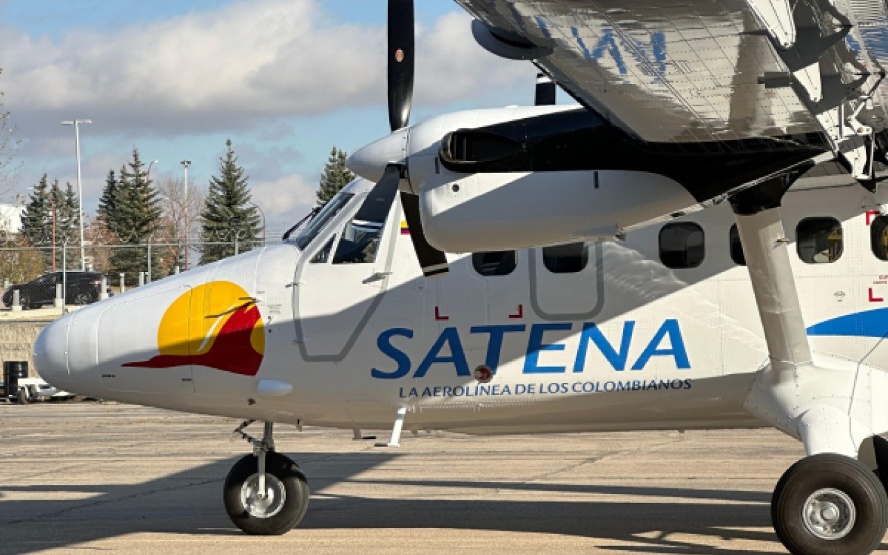  SATENA recibe en Canadá su primer avión Twin Otter para conectar zonas remotas