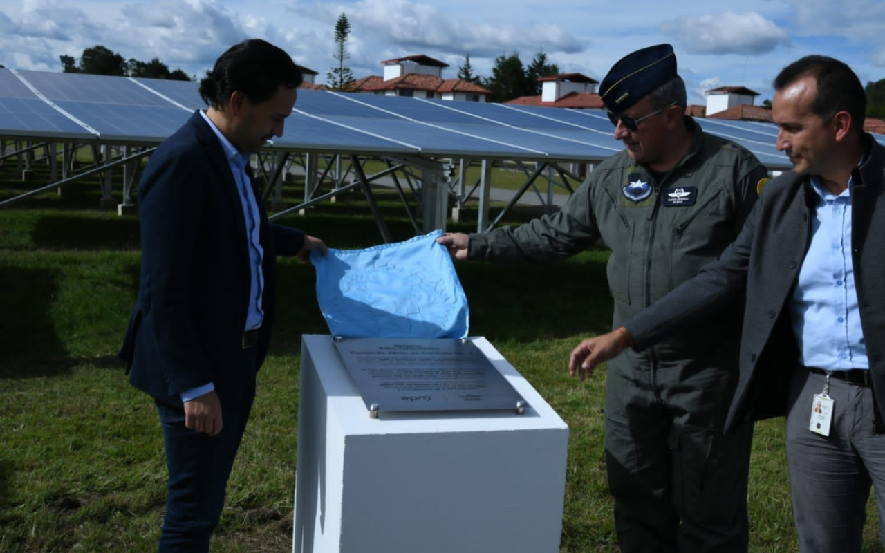 Base de la Fuerza Aérea Colombiana en Rionegro (Antioquia) implementa solución solar de EPM