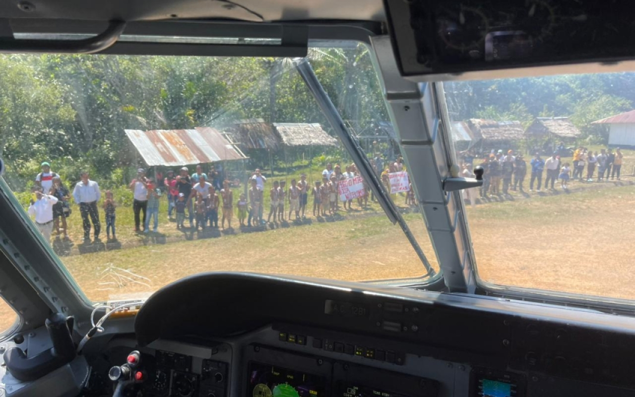 Inicia expedición Bio, Alto Río Igara, Paraná- Amazonas con el apoyo de su Fuerza Aérea Colombiana