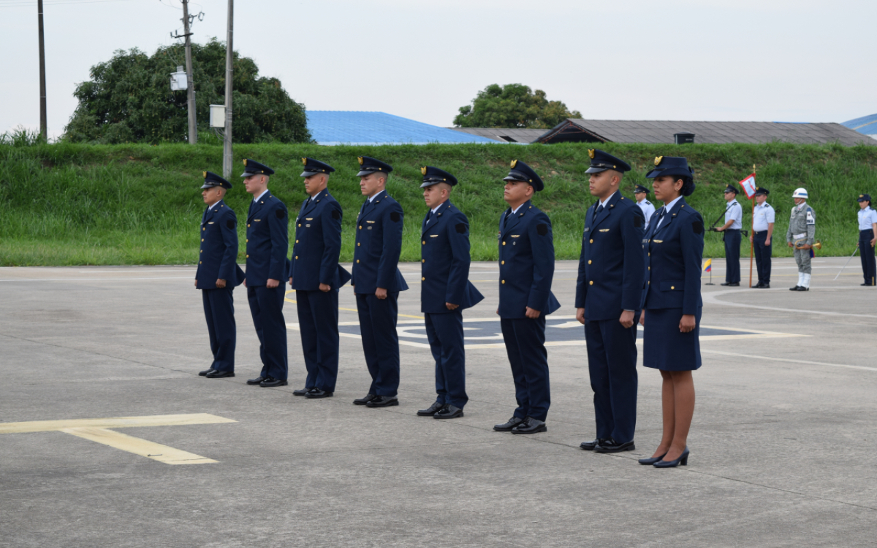 Suboficiales de la Fuerza Aérea Colombiana ascendieron en Yopal, Casanare