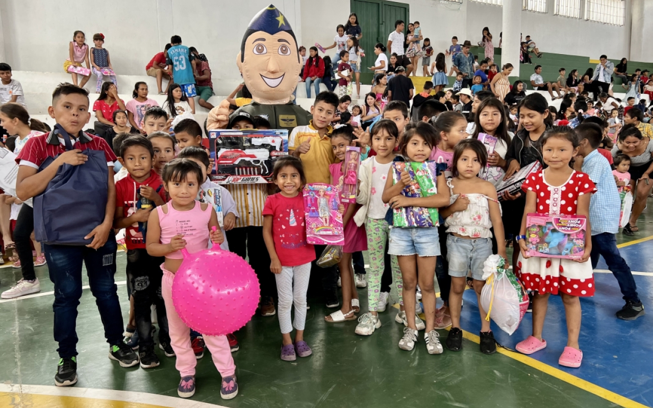 “Operación Gratitud” llegó para celebrar la Navidad en Támara, Casanare