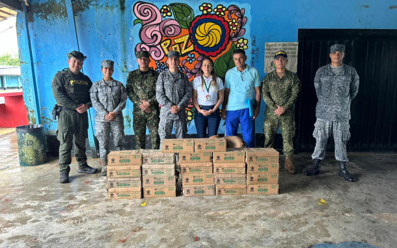 Donación de elementos educativos y alimentos beneficia al  municipio de Solano, Caquetá