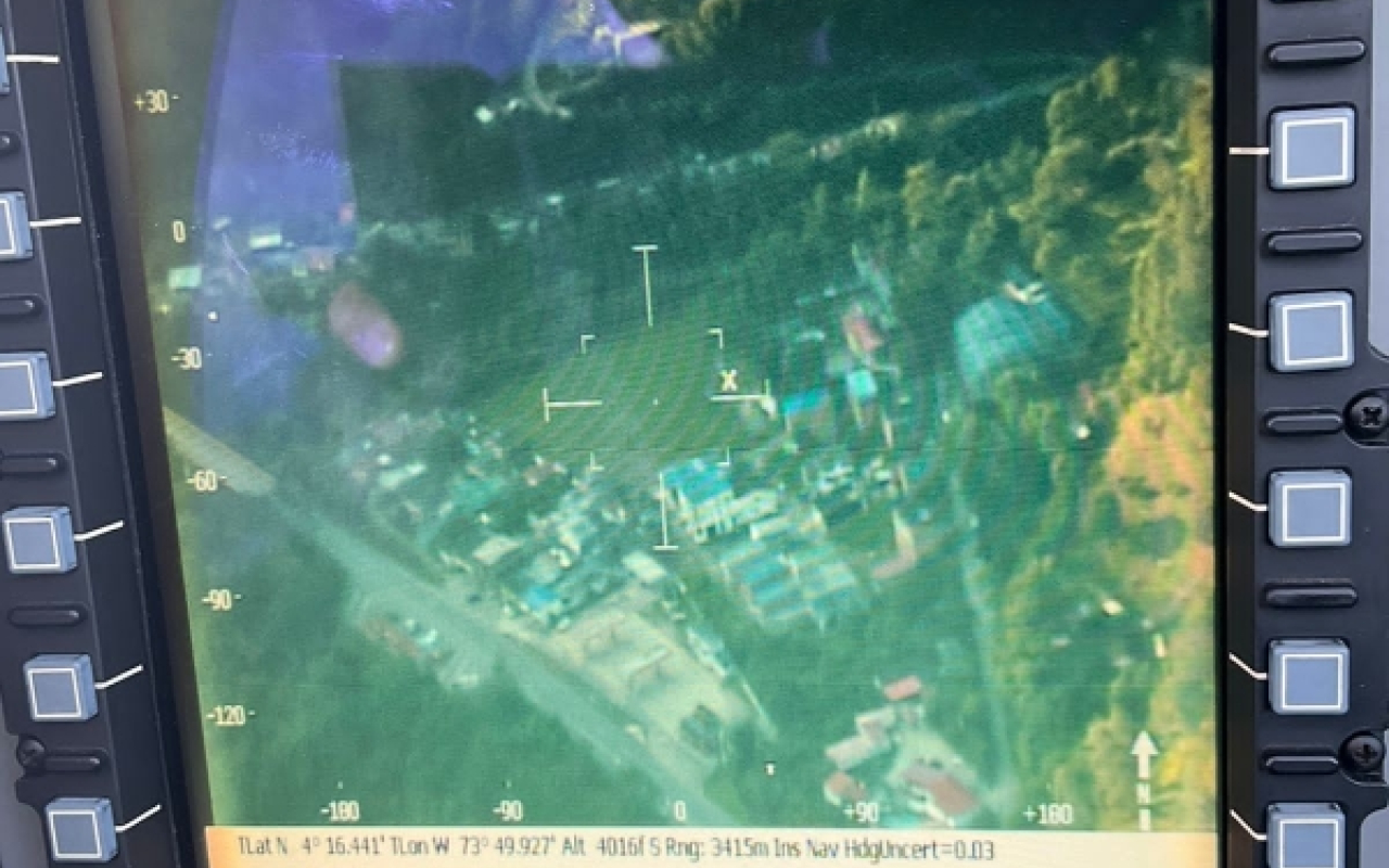 Monitoreo a zona de la avalancha en Quetame es realizado por aeronaves de la Fuerza Aérea 