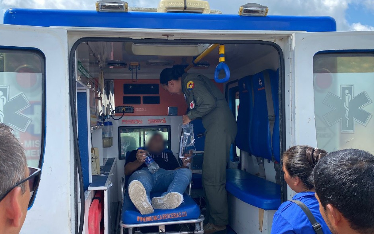 Traslado aeromédico salva vida de paciente en  Puerto Leguízamo, Putumayo 