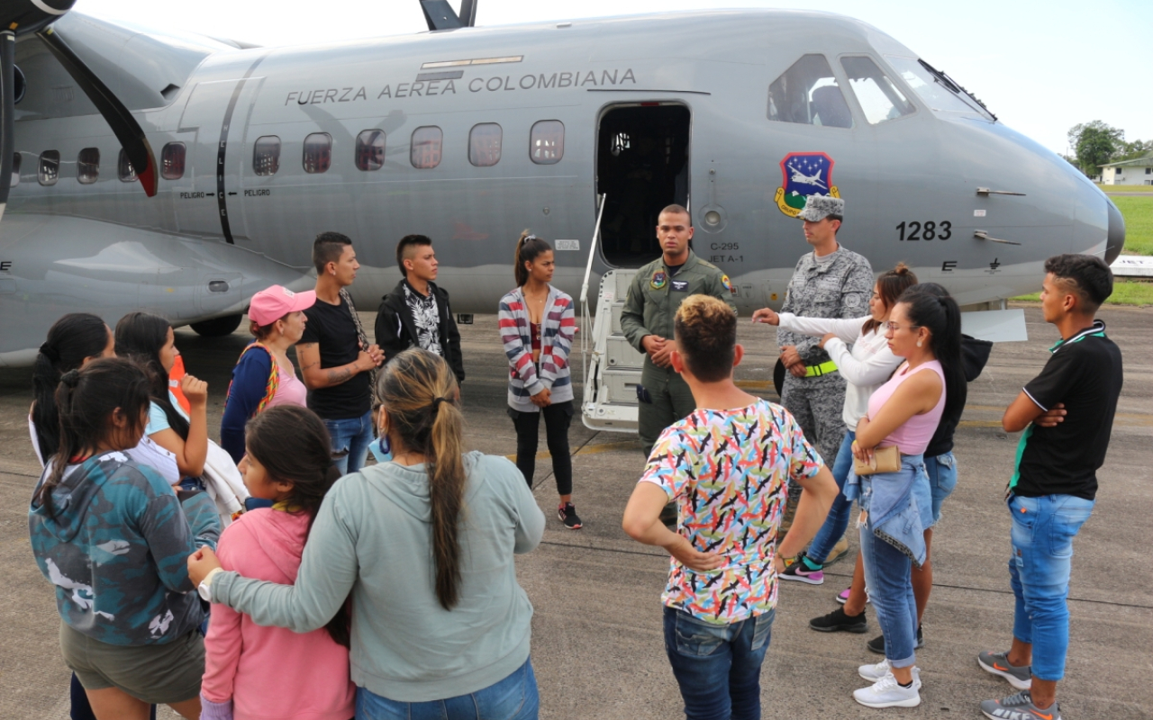 Un sueño hecho realidad gracias a la labor de su Fuerza Aérea Colombiana 