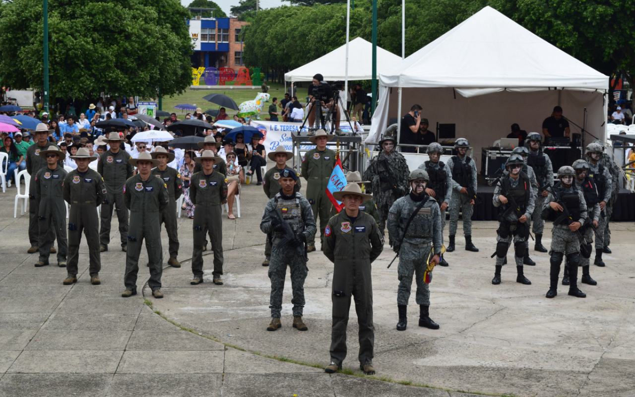 Casanare celebró 50 años de vida administrativa con la presencia de la Fuerza Aérea Colombiana