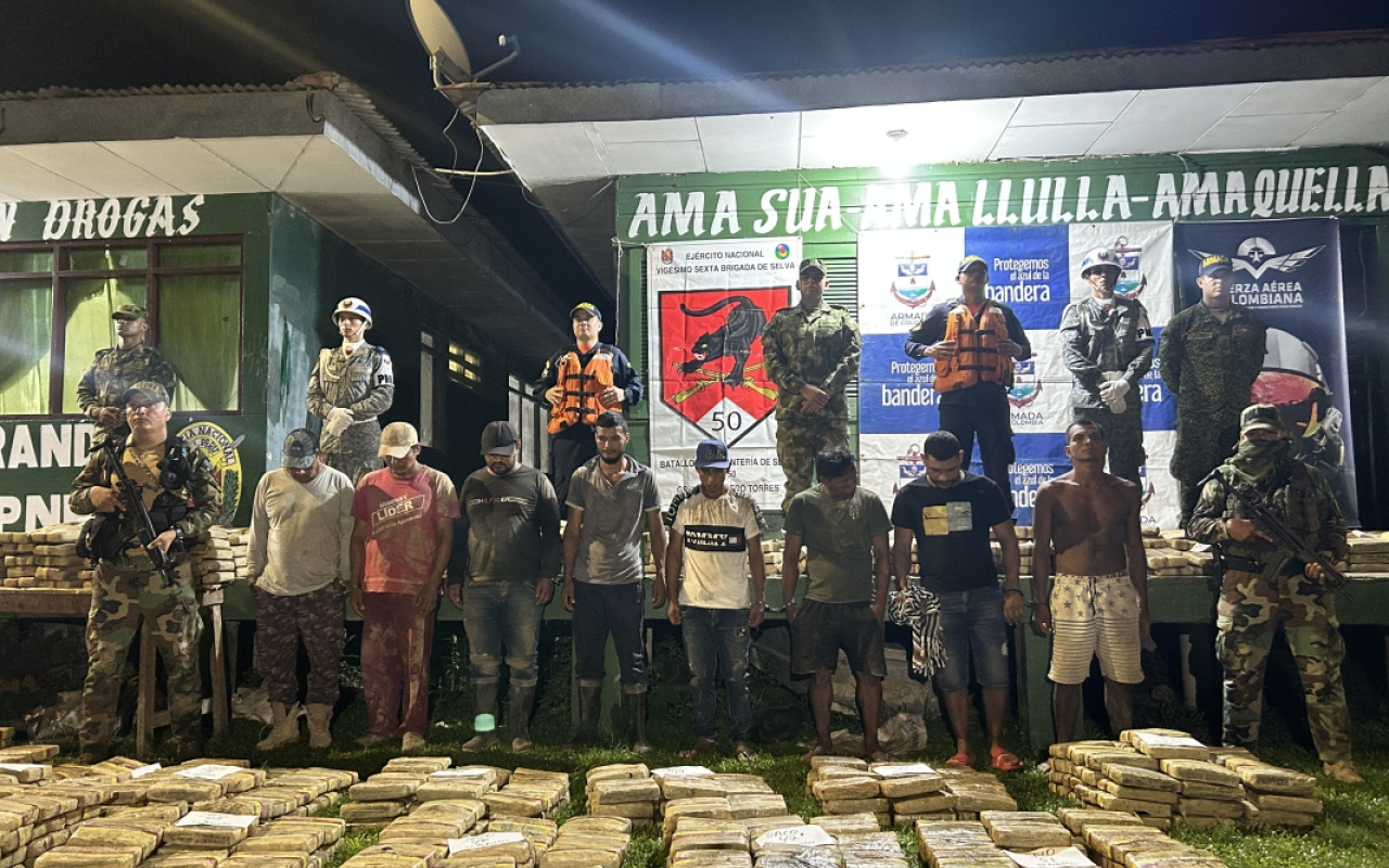Contundente golpes a las economías ilícitas: alrededor de dos toneladas de marihuana fueron incautadas en el Amazonas
