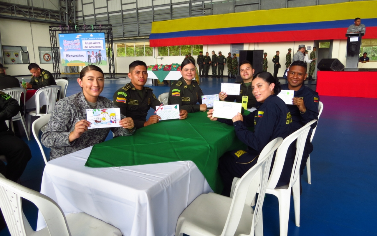 La campaña “El correo de la gratitud” visita el Amazonas La campaña “El correo de la gratitud” visita el Amazonas