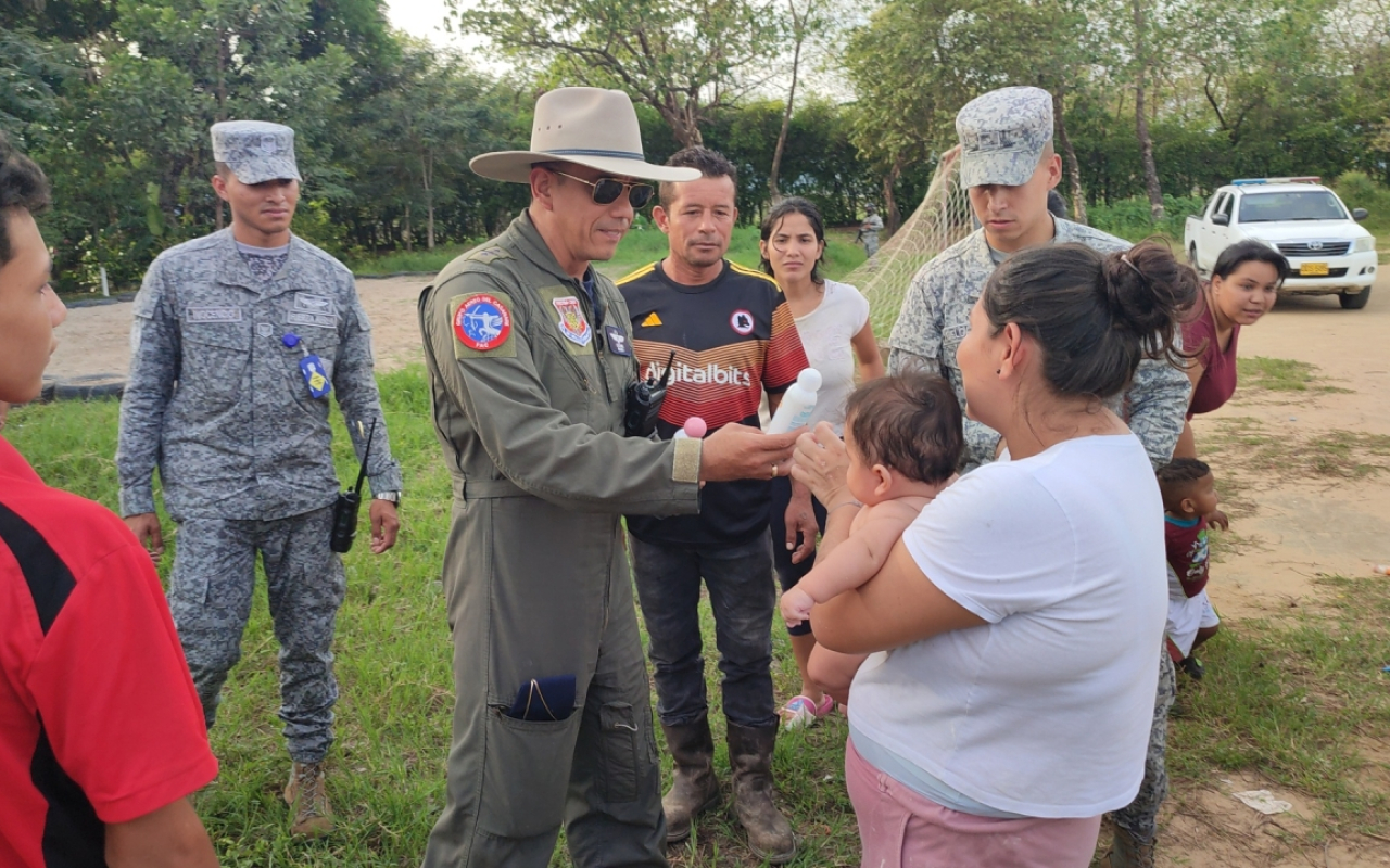 Acción Integral de la Fuerza Aeroespacial Colombiana: Alas de Esperanza y Desarrollo en el Corazón del País