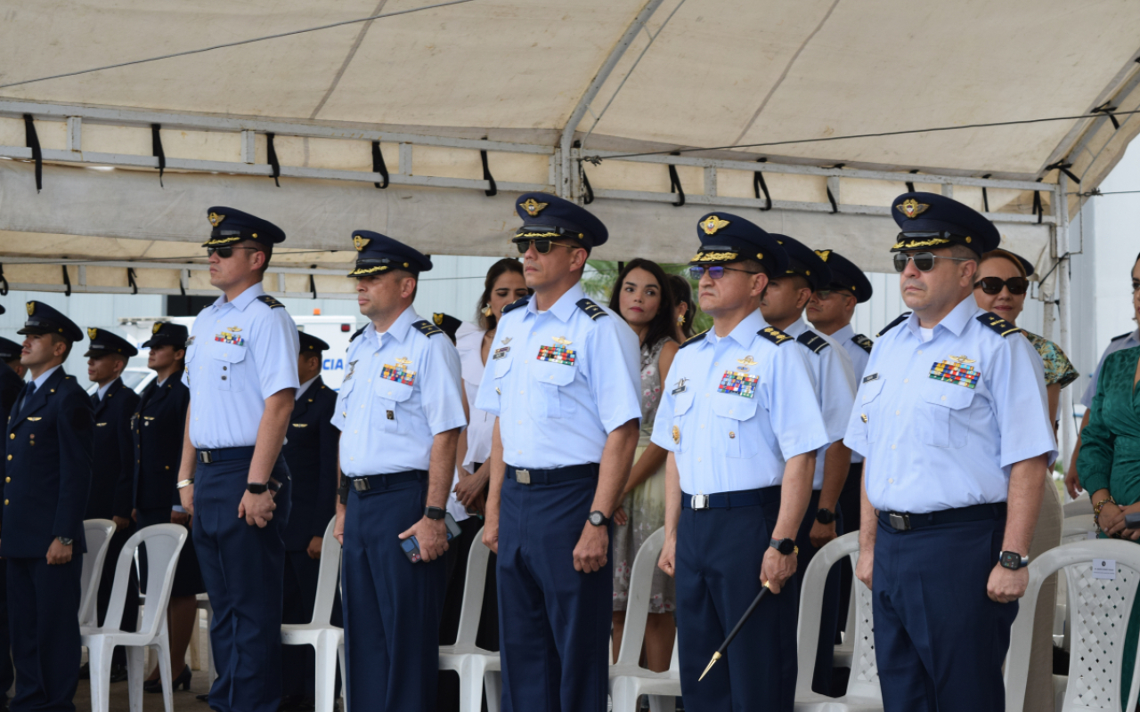 Suboficiales de la Fuerza Aérea Colombiana ascendieron en Yopal, Casanare