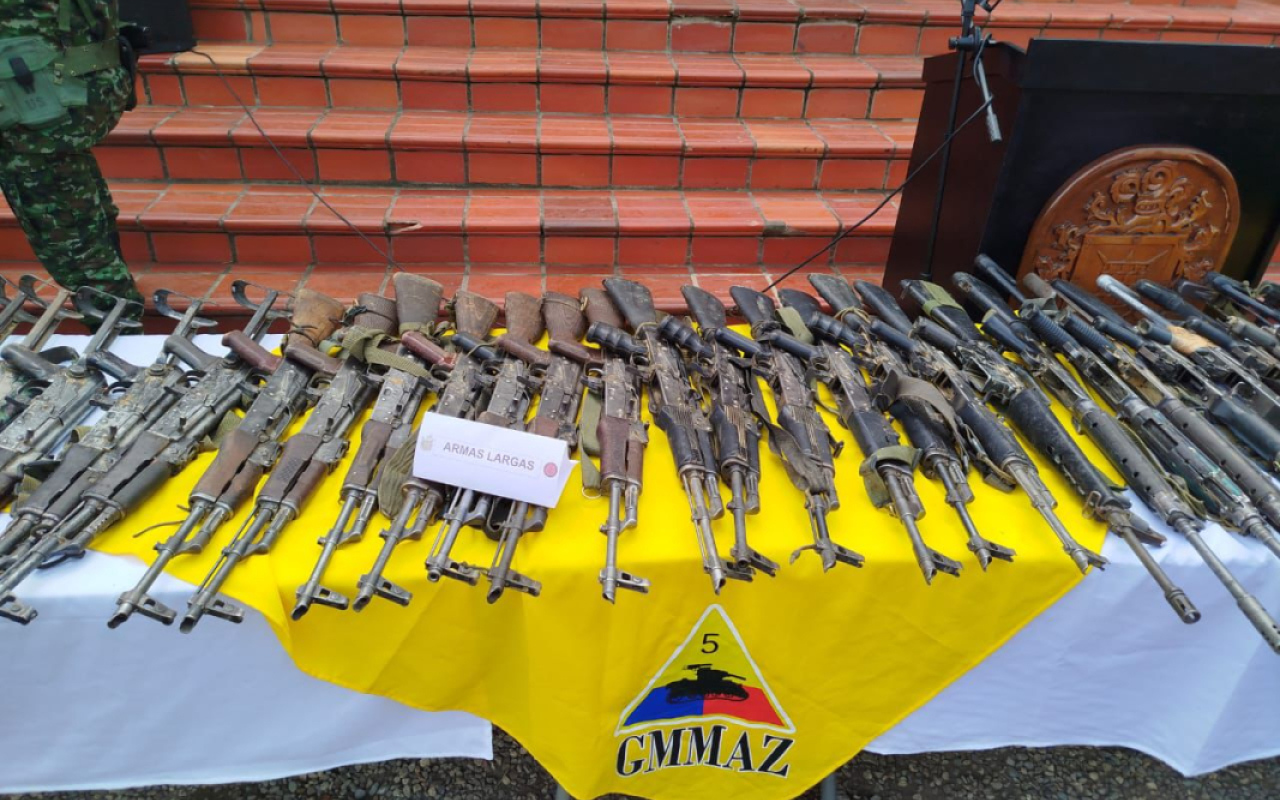 84 miembros de las FARC-EP se sometieron a la justicia en Tibú