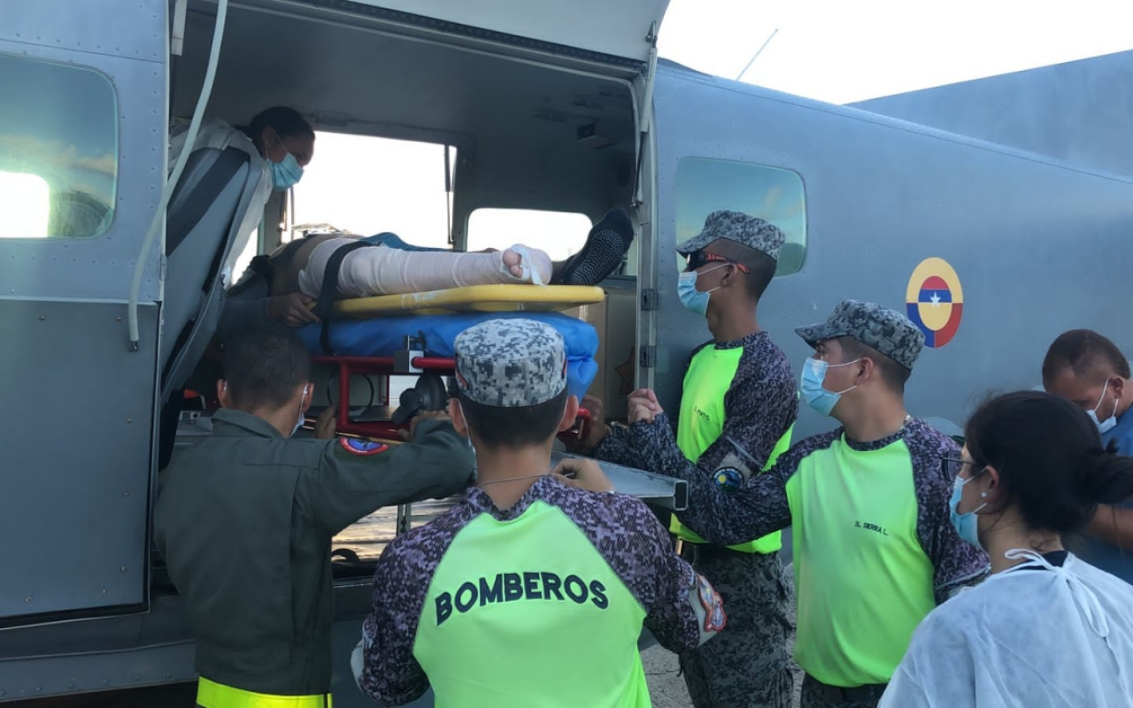 Dos nuevos traslados aeromédicos son realizados en la Isla de San Andrés y Providencia