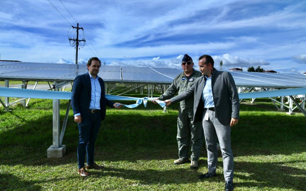 Base de la Fuerza Aérea Colombiana en Rionegro (Antioquia) implementa solución solar de EPM