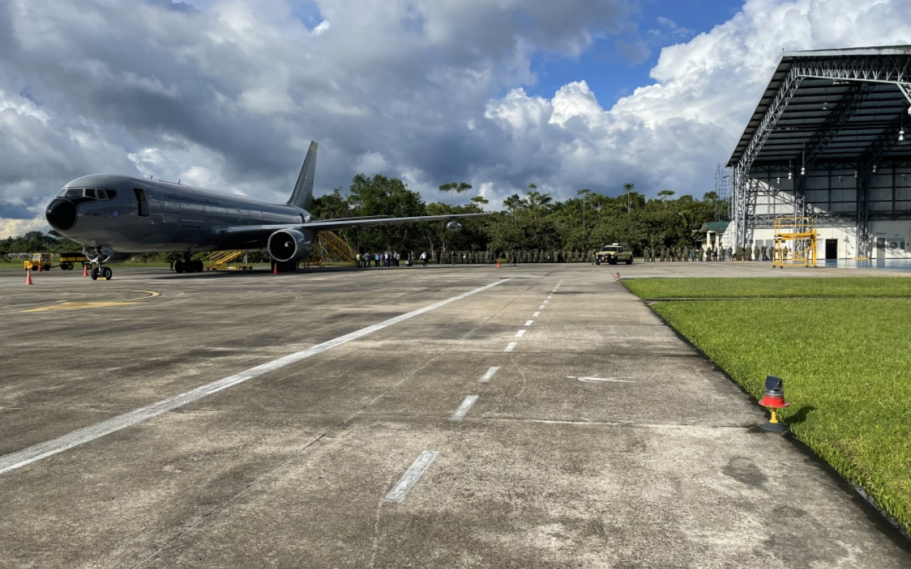 El Escuadrón de Combate del Grupo Aéreo del Amazonas, elemento estratégico para la seguridad y protección en el sur del país