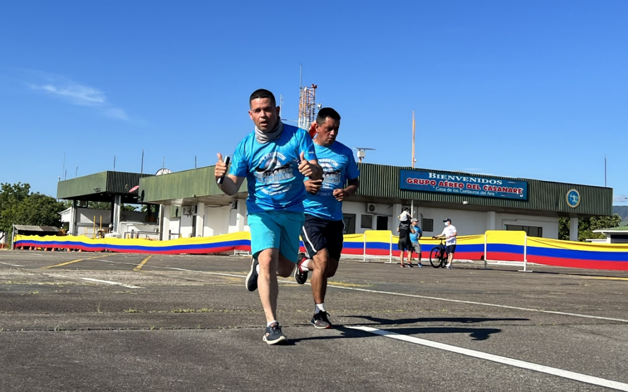 “Corre como el Viento”, carrera de aniversario 102 años Fuerza Aérea Colombiana