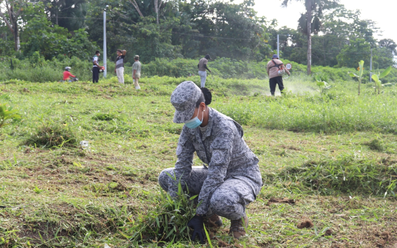 Protección y cuidado por el medio ambiente, una responsabilidad social de su Fuerza Aérea en el Amazonas 
