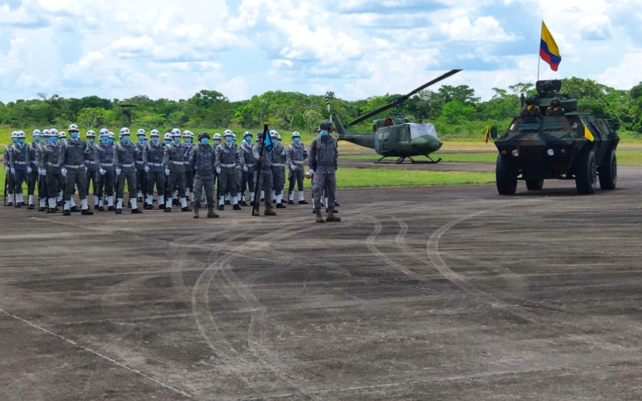 Comando Aéreo de Combate No. 6 presente en ceremonia del 8vo aniversario de Comando Conjunto No.3 “Suroriente” 