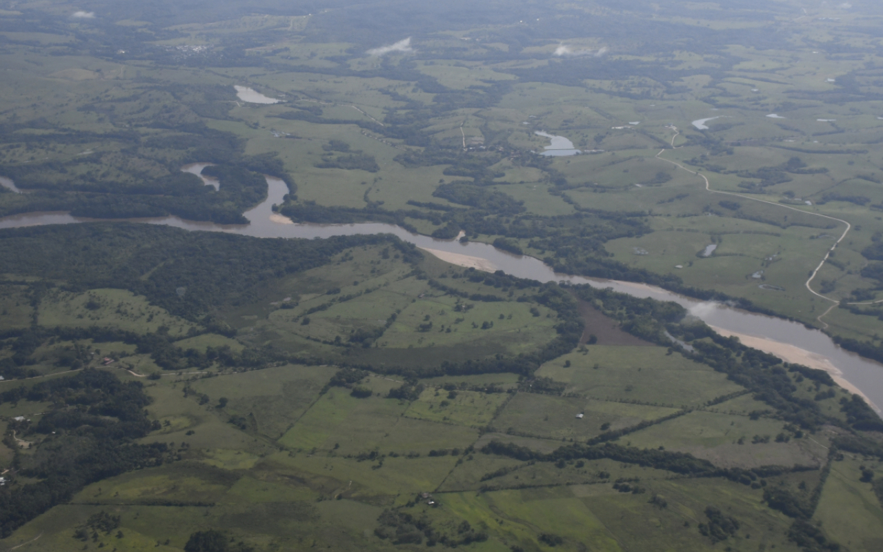 Vigilancia aérea sobre los principales afluentes del  departamento del Caquetá 