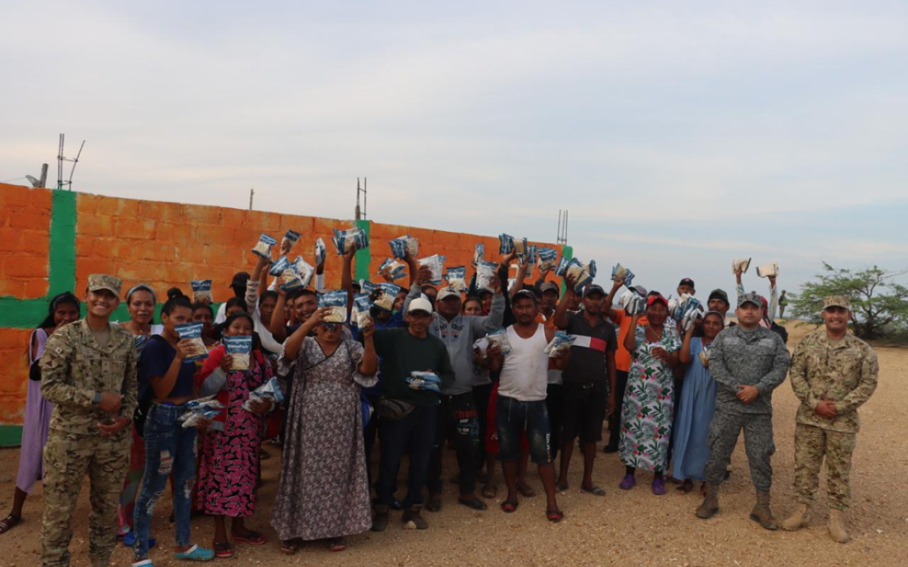 Asistencia humanitaria para comunidades indígenas en La Flor de la Guajira 