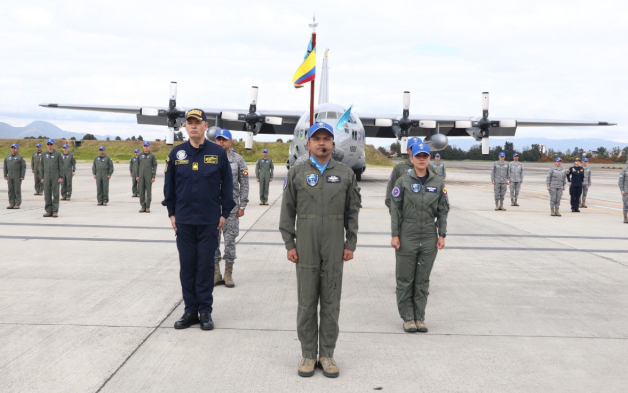 La Fuerza Aeroespacial Colombiana lidera la VII Campaña Aérea y XI Expedición Antártica