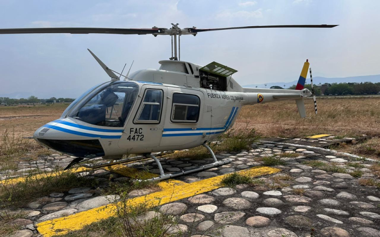 Despliegue de capacidades aéreas para atender emergencia en Huila 