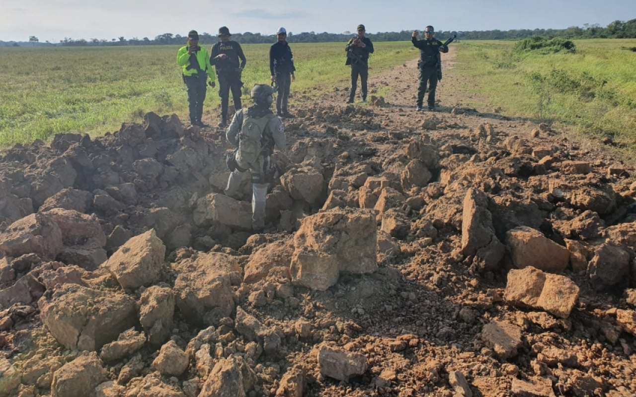 Inutilizada pista ilegal, afecta estructura de grupo armado organizado en Arauca