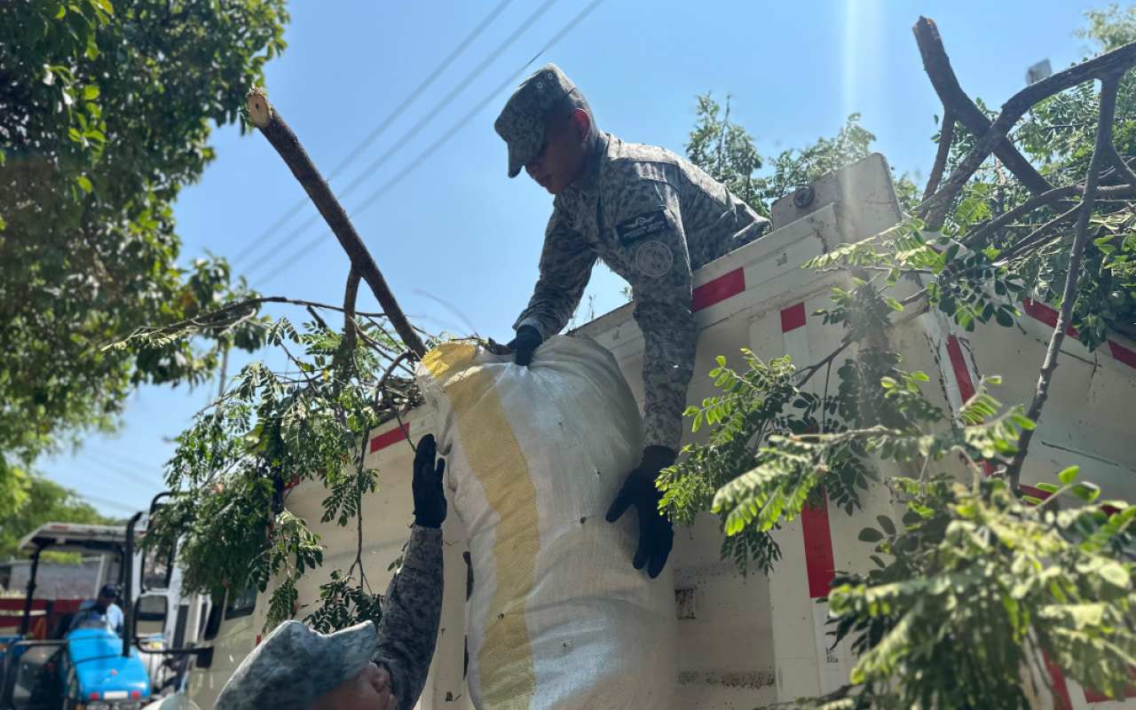 Colaboración activa en jornada de limpieza del barrio Gaitán de Puerto Salgar