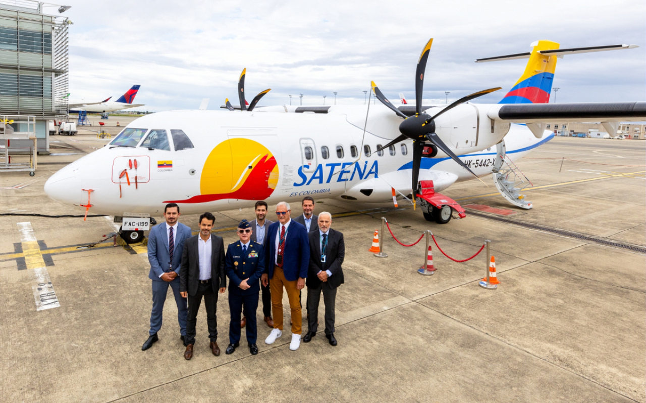 SATENA refuerza su conectividad con la llegada de la nueva ATR 42-600