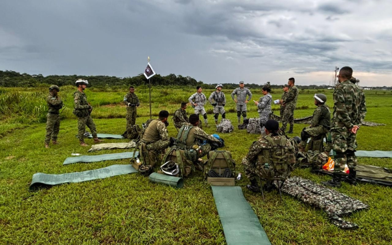 Fuerzas Militares participaron en el primer curso de  socorrista militar en Solano, Caquetá 