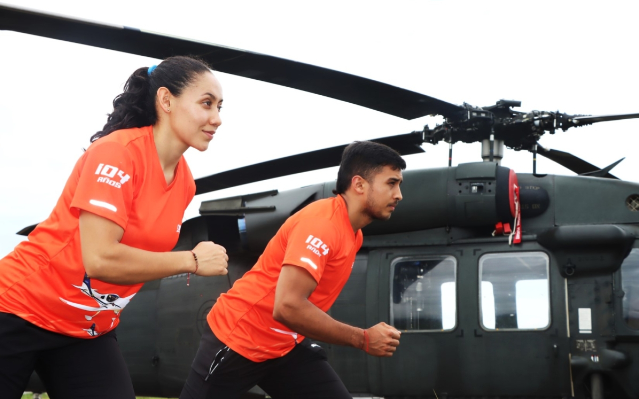 ‘Corre como el viento’, un homenaje a los deportistas y aviadores de Colombia