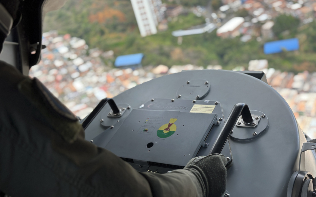 Con perifoneo aéreo se promueve campaña de prevención de pólvora y viaje seguro