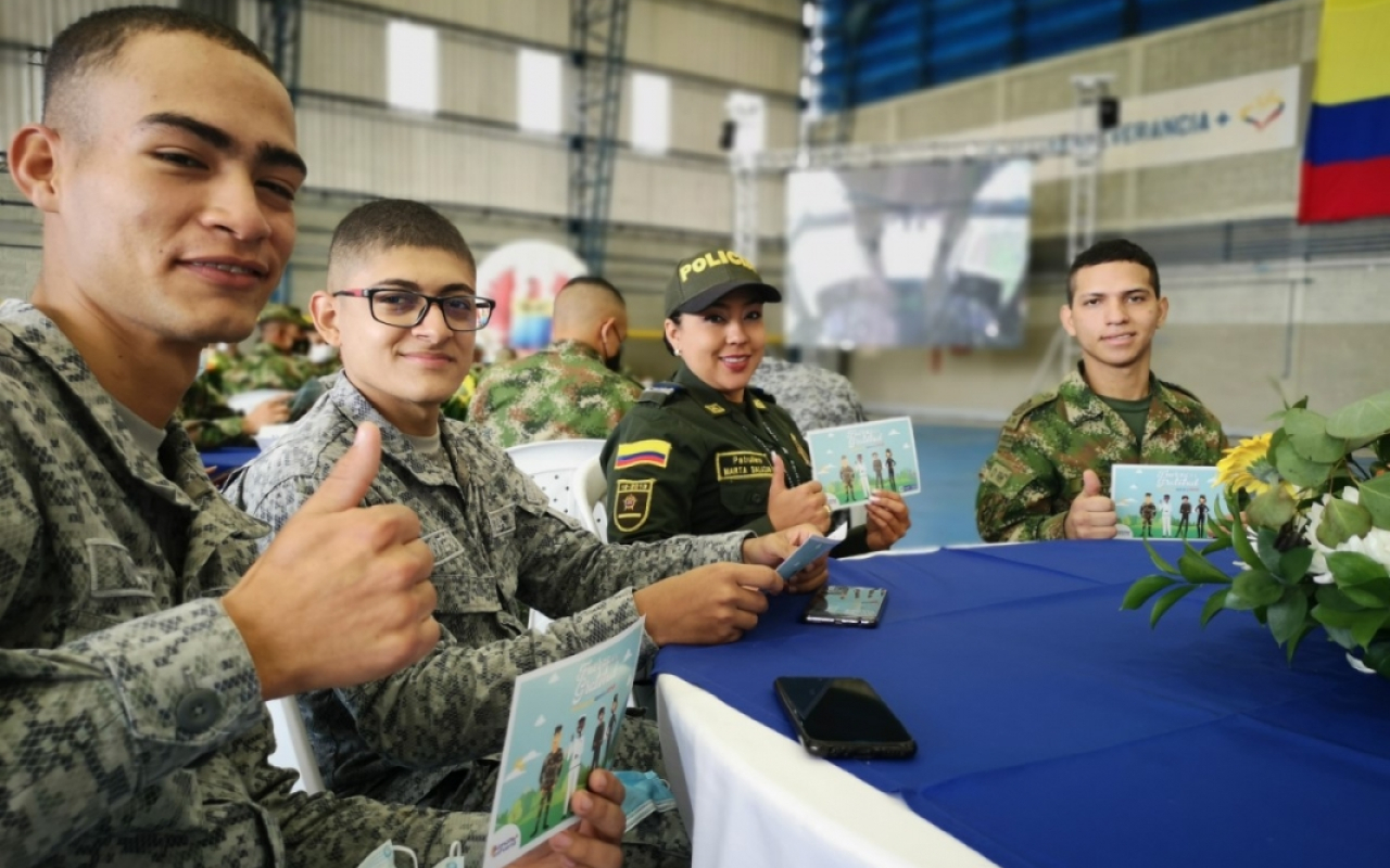 La Fuerza de la Gratitud, acompañó a militares y policías en Antioquia    