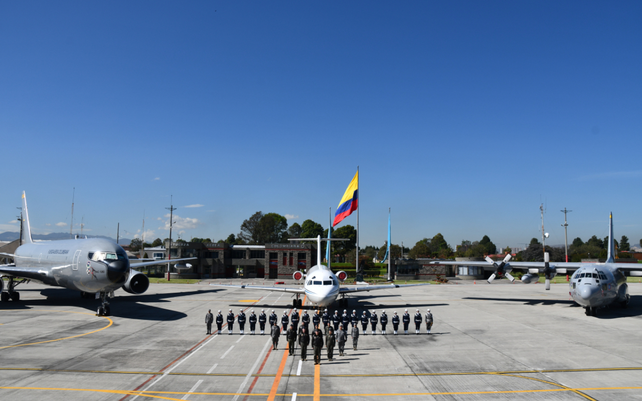 La unidad élite del transporte aéreo militar en Colombia, conmemora 61 años de servicio